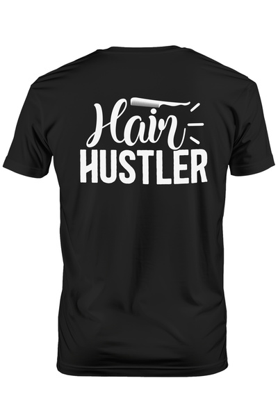 StoryGift Romania Tricou Barbati cu mesajul in limba engleza "Hair hustler" -...