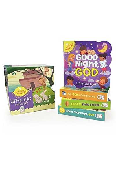 Cottage Door Press مجموعة كتب دينية من ليتل صن بيمز، قابلة للطي، مكونة من 4 كتب