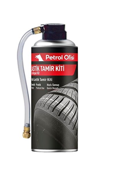 Petrol Ofisi Lastik Tamir Kiti, Pratik Kullanım, Hızlı Sonuç, 450 ml