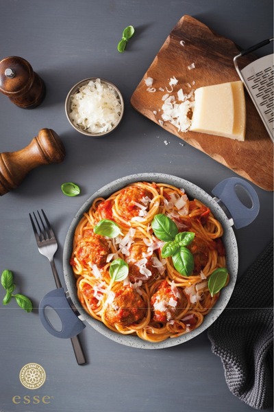 Esse Granit Kısa Basık Karnıyarık Pilav Tenceresi Döküm 28 Cm E0036