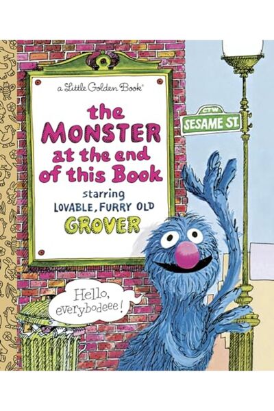 GOLDEN BOOKS الوحش في نهاية هذا الكتاب شارع سمسم