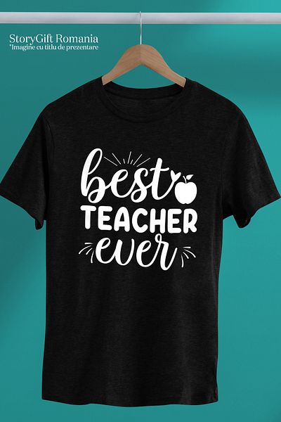 StoryGift Romania Men's T-Shirt For The Greatest Teacher Ever - Respected And Loved With All My Heart