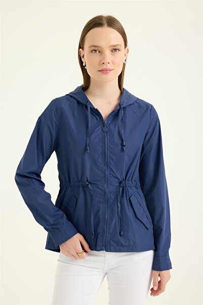 HomeStore Αδιάβροχο με κουκούλα και τσέπες στη μέση