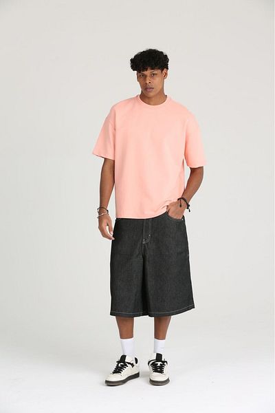 The Champ Clothing Ανδρικό μπλουζάκι Basic και Relaxed Fit Ανδρικό μπλουζάκι με 2 νήματα