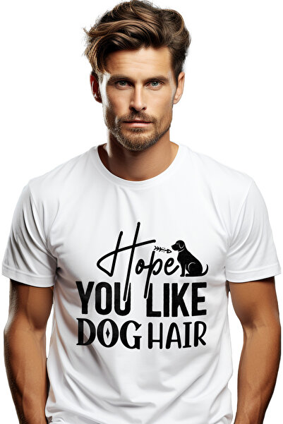 StoryGift Romania Tricou bărbătesc cu un cățeluș și mesajul „sper că îți plac...