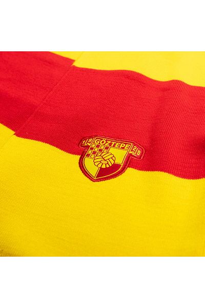 GOZGOZ Μάλλινο κασκόλ Göztepe Yellow Red Stick