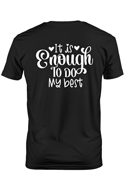 StoryGift Romania Tricou bărbătesc cu inimioare și mesajul „Este suficient să...