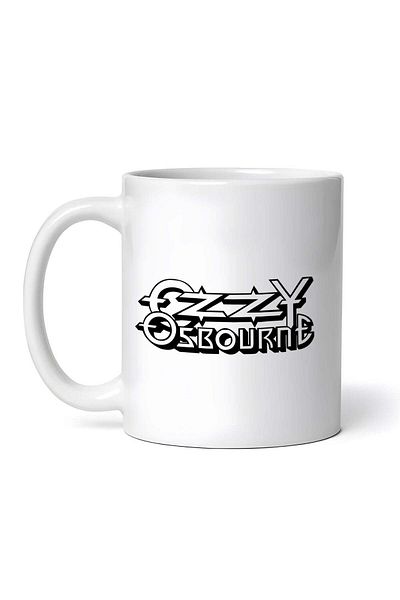 OEM Cană albă personalizată, Ozzy Osbourne, INOVATIX®. 330 ml
