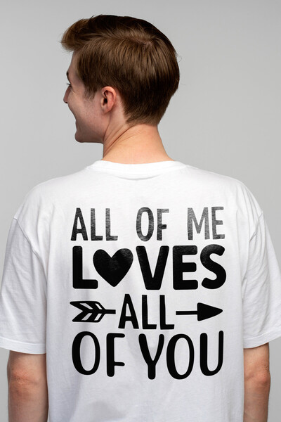 StoryGift Romania Tricou Barbati pentru indragostiti cu mesajul in engleza "A...