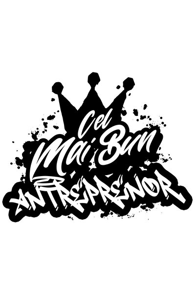 StoryGift Romania Sticker Adeziv 90CM Pentru Cel Mai Bun antreprenor, Apreciere, Cadou, Rasplata, Multumire cu M