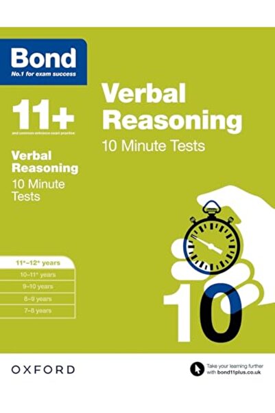 OXFORD UNIVERSITY PRESS اختبارات التفكير اللفظي لمدة 10 دقائق للمستوى 11+12+ سنة