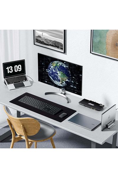 Velixo Large Rubber Mousepad 90x40cm, Non-slip, Waterproof, Anti-tear Edges, Simple Design