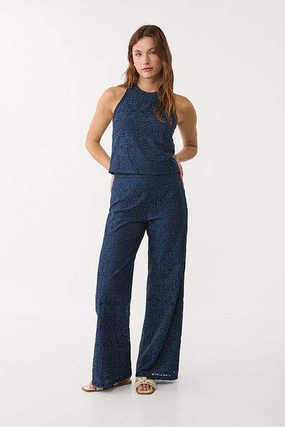 Stradivarius Embroidered trousers ADHA