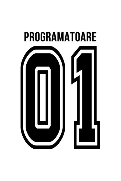 StoryGift Romania Sticker Autocolant 70CM Cu Textul programatoare, si Numarul...