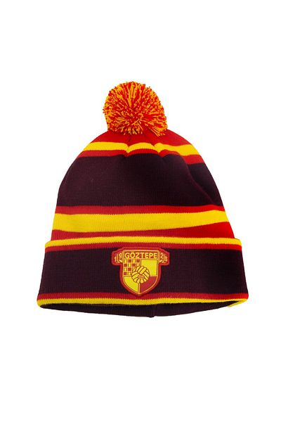 GOZGOZ Göztepe Red Claret Red Pompom Beret