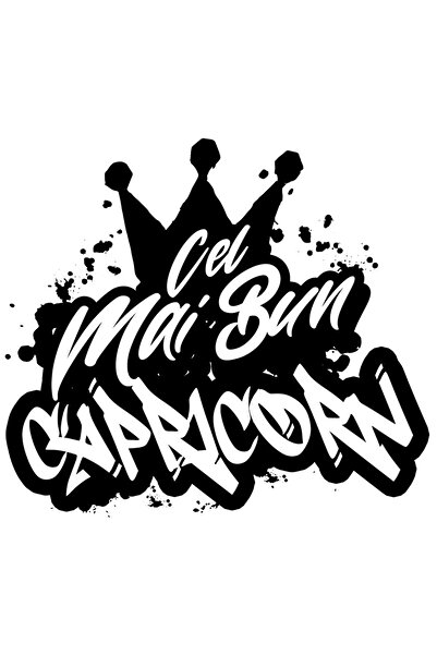 StoryGift Romania Sticker Adeziv 90CM Pentru Cel Mai Bun Capricorn, Apreciere...