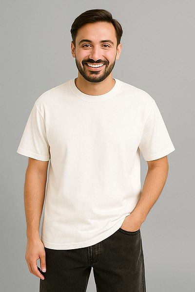 WAFRA Men's Tshirt Slim Fit Premium Quality Plain Model