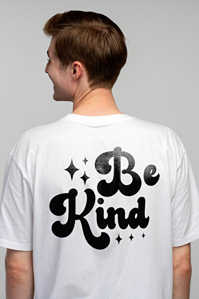 StoryGift Romania Tricou bărbătesc cu stele și mesajul în engleză „be Kind” -...