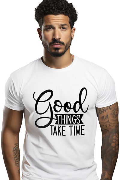 StoryGift Romania Men's T-shirt for those who believe that good things don't happen overnight - you need STG