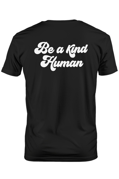 StoryGift Romania Tricou Barbati cu mesajul in engleza "Be a kind human" - fi...