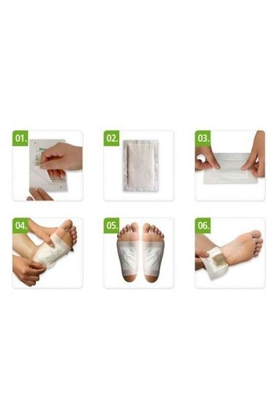 MACVI Set 10 plasturi pentru detoxifiere Macvi® cu turmalina pentru revitalizarea organismului