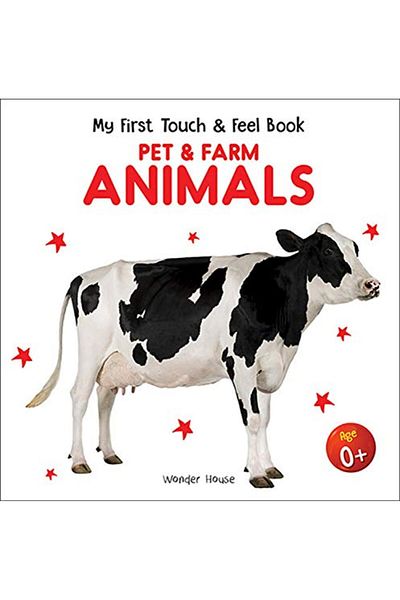 Wonder House Books كتابي الأول عن الحيوانات الأليفة والحيوانات في المزرعة - كتاب لوحي للأطفال عن الحيوانات الأليفة والحيوانات في المزرعة