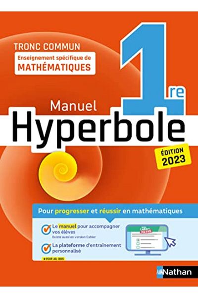 NATHAN Hyperbole 1Re Enseignement Spécifique