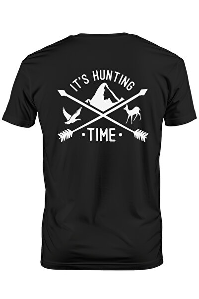 StoryGift Romania Tricou Barbati Cu Sageti Si Mesajul "it's Hunting Time" - E...