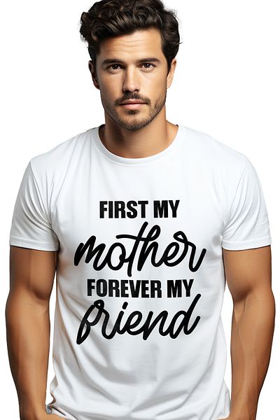 StoryGift Romania Tricou Barbati pentru mamele iubite si apreciate care sunt cele mai bune prietene ale copi STG