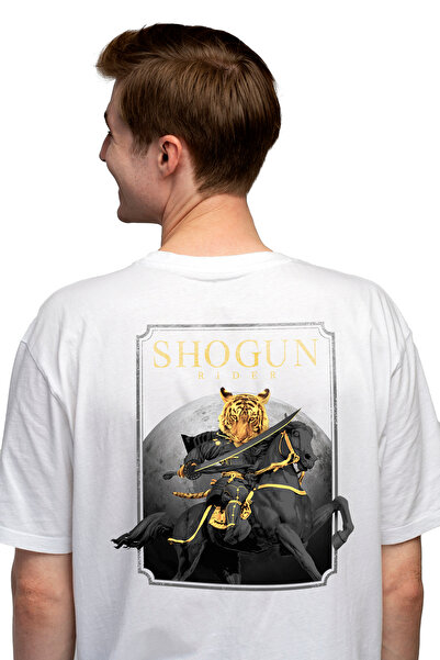 StoryGift Romania Tricou bărbătesc cu mesaj în engleză Shogun Rider, Rider, T...