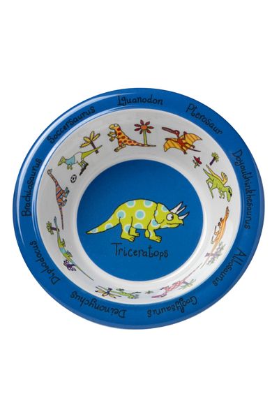 Tyrrell Katz Melamine Food Bowl - Plate - Exercise Cup Dino