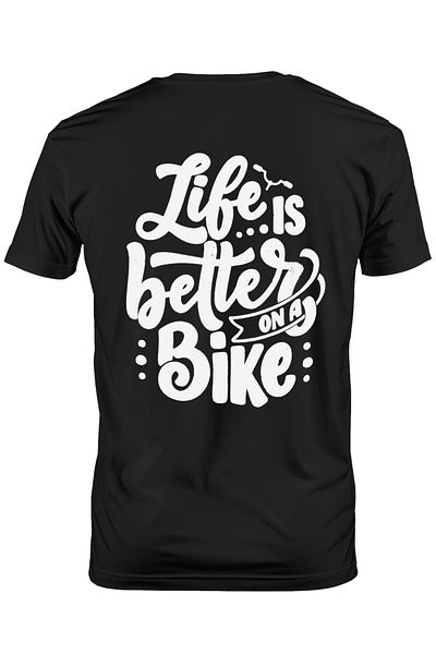 StoryGift Romania Men's T-shirt for cycling enthusiasts with a message in English "Life is better on aSTG