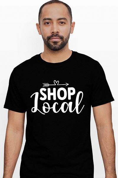 StoryGift Romania Men's T-shirt For Those Who Work At A Local Store With English Text And Stg Print
