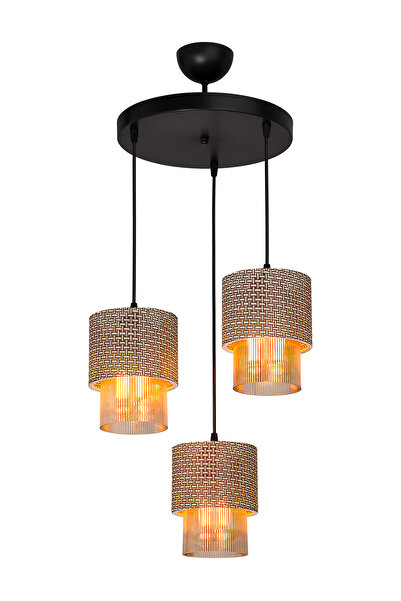 AG LightDesign Kahverengi Sarkıt Avize Salon Yatak Odası Mutfak Modern Şık Lamba