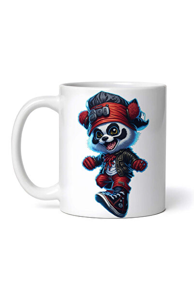 OEM Εξατομικευμένη λευκή κούπα, Panda in disguise, INOVATIX®. 330ml