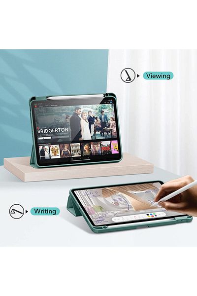 ESR Protective case compatible with iPad Air 5 ESR, TPU, green, 11 inches