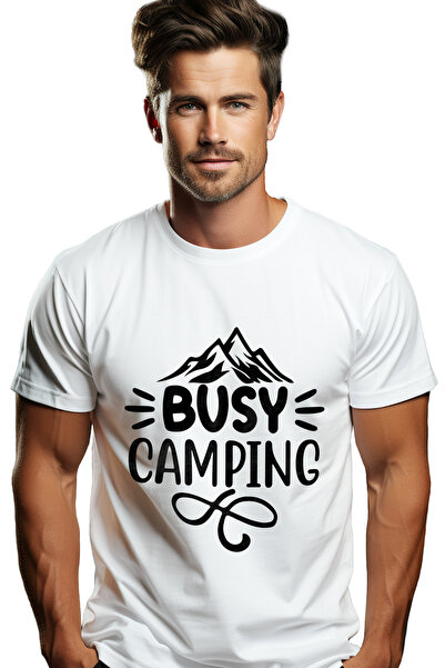 StoryGift Romania Men's T-shirt With Mountains For Camping Lovers With The Te...