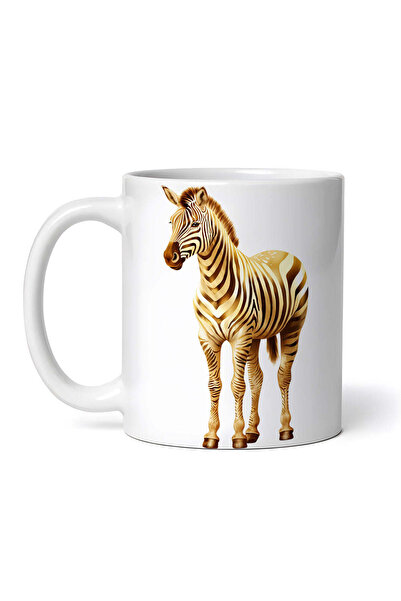 OEM Cană albă personalizată, Zebră, INOVATIX®. 330ml