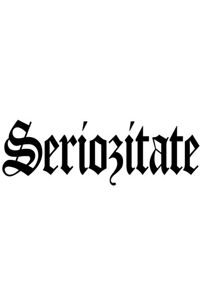 StoryGift Romania Sticker Eticheta 50CM Seriozitate, Mesaj Motivational, Cuva...