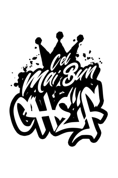 StoryGift Romania Sticker Autocolant 70CM Pentru Cel Mai Bun chef, Apreciere, Cadou, Rasplata, Multumire cu Marg