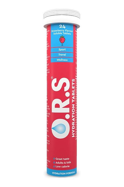 ORS O.R.S Hydration Tablets with Electrolytes, Vegan, Gluten and Lactose Free Formula – Soluble Sports