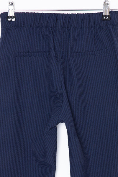 Cansın Mini Lacivert Beli Bağcıklı Duble Paça Erkek Çocuk Jogger Pantolon 20041