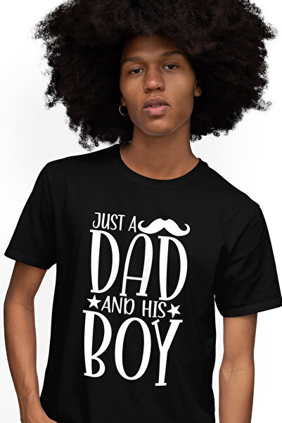 StoryGift Romania Tricou bărbătesc cu textul în engleză „just A Dad And His B...