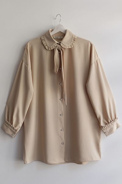 Lucia Fashion Frilly Baby Collar Shirt