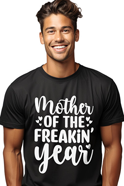 StoryGift Romania Tricou bărbătesc cu inimioare pentru cea mai cool mamă a an...