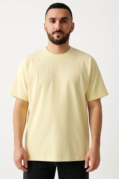 WAFRA Tricou oversize pentru bărbați (model largi) Model simplu de calitate premium