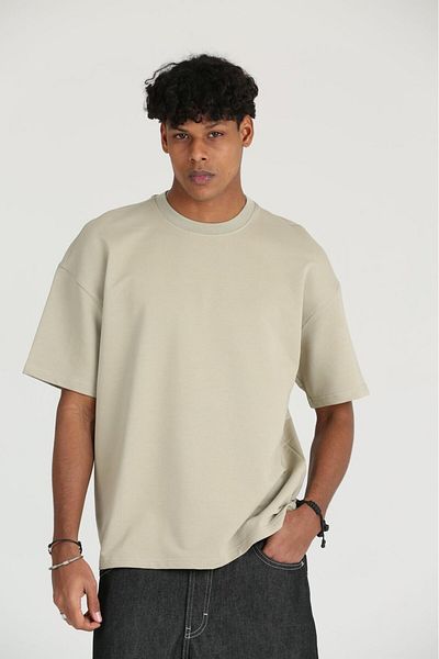 The Champ Clothing Ανδρικό μπλουζάκι Basic και Relaxed Fit Ανδρικό μπλουζάκι με 2 νήματα