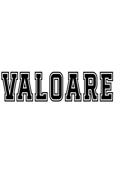 StoryGift Romania Sticker Adeziv 90CM Valoare, Mesaj Motivational, Text Inspi...