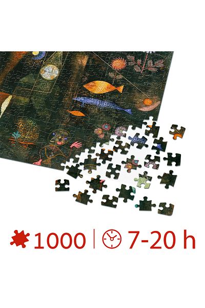D-Toys Paul Klee, Fish Magic - Adult Puzzle 1000 Pieces - Art Collection