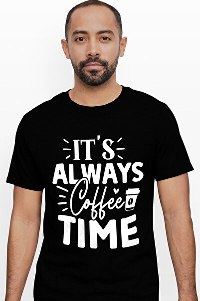 StoryGift Romania Tricou Barbati pentru cei care beau cafea mereu cu mesajul ...